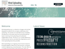 Tablet Screenshot of minduploading.org